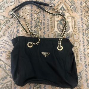 Prada Gold Chain Purse